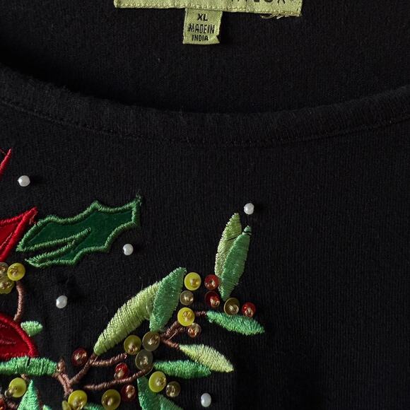 Vintage black long sleeve shirt - Picture 3 of 4